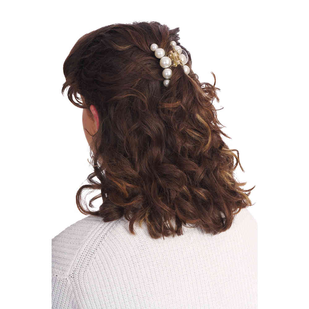 Banned - Perla Small Haarclip - Wit